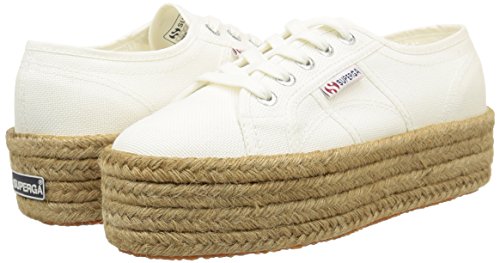 Superga 2790-COTROPEW, Zapatillas Mujer, Blanco (901 White), 41 EU (7 UK)