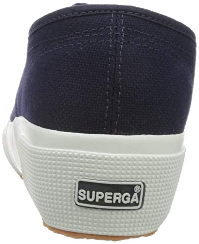 Superga 2905-cotw Linea Up and Down, Zapatillas de Gimnasia Mujer, Azul (Blue Navy 00g), 42 EU