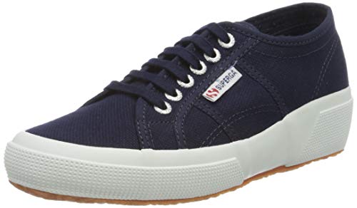Superga 2905-cotw Linea Up and Down, Zapatillas de Gimnasia Mujer, Azul (Blue Navy 00g), 42 EU