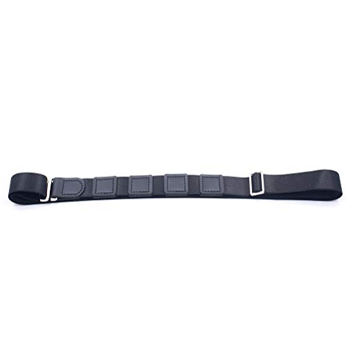 SUPVOX – Camiseta Stay Belt cinturón ajustable para ropa interior Shirt Lock para hombres y mujeres que mantienen la camisa reentrada – 2,5 cm (negro)