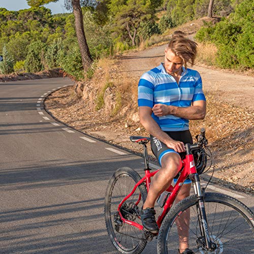SUUKAA Maillot de Ciclismo para Hombre Camiseta Ropa Paseo Manga Corta,Top Ciclismo Bicicleta Maillots,Transpirable y Que Absorbe El Sudor,Secado Rápido,Mountain Bike/MTB Maillots