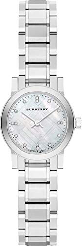 Swiss Diamonds BU9224 - Reloj de pulsera para mujer de acero inoxidable con esfera de nácar (26 mm)