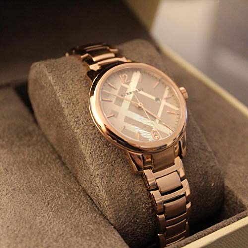 Swiss Rare Rose Gold Date Dial 32mm Mujeres Reloj de pulsera El Clásico BU10116