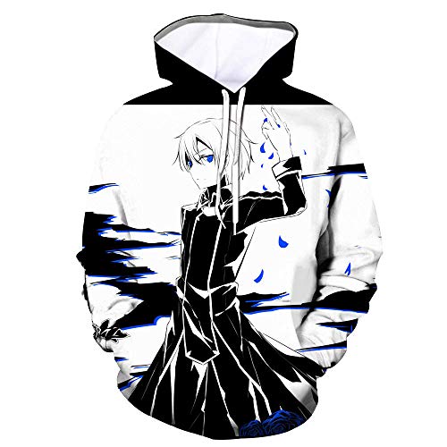 Sword Art Hoodie Hombres Impresión 3D en línea Ropa Deportiva Masculina Sword Art Print Chándal Suéter Kirin Gaya Kazuto Cosplay Traje de Manga Larga-mi_130