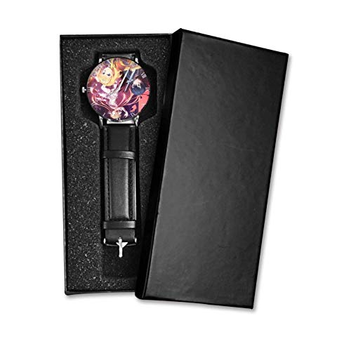 Sword Art Online-Kirito y Asuna Sao Relojes Unisex Reloj de Moda Ultrafino