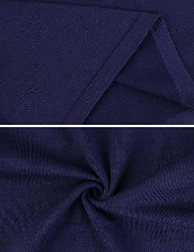 Sykooria Jersey Hombre Cuello Alto Invierno Suéter de Punto Cálido Delgado Sweater Pullover Hombre de Manga Larga