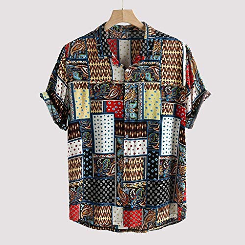Sylar Camisas De Hombre Manga Corta Camisetas Hombre Originales con Estampado Vintage Camisa Hawaiana Hombre Verano Playa Funny Hawaii Shirt Camiseta Blusa Tops