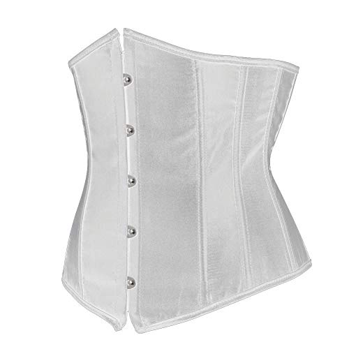 SZIVYSHI Mujer Steampunk Corsé de Underbust Cintura Waist Cincher gótico Bustier Fajas Reductoras de Cinturón Firme de Formación para