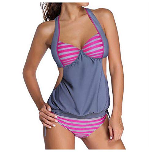 Tankini Biknis Set Mujeres Camuflaje Estampado Traje De Baño Push Up Traje De Baño Playa Más Tamaño Traje De Baño Bikini 3XL E837