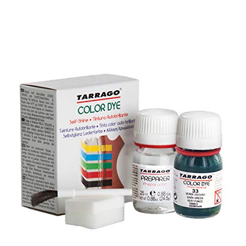 Tarrago | Self Shine Color Dye 25 ml | Tintura Autobrillante para Zapatos y Accesorios | Cubre Rozaduras y Desgastes del Calzado