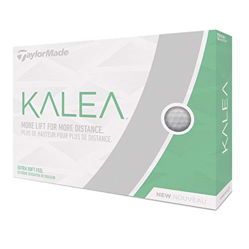 TaylorMade Pelotas de Golf Kalea para Mujer, Color Blanco, una docena (2019)