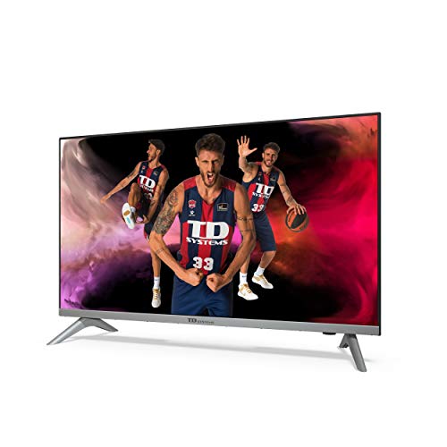 TD Systems K32DLJ12HS - Televisores Smart TV 32 Pulgadas HD Android 9.0 y HBBTV, 800 PCI Hz, 3X HDMI, 2X USB. DVB-T2/C/S2, Modo Hotel. Televisiones