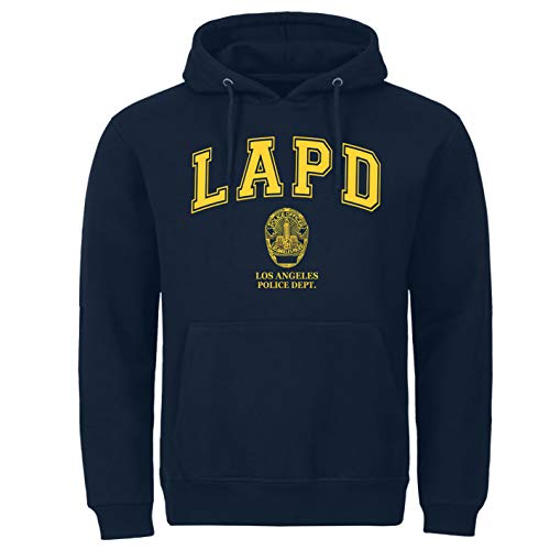 Tex-Ha LAPD Los Angeles Police Kalifornia Serie FBI CSI CIS Navy - Sudadera con capucha, color azul marino azul marino XXXL