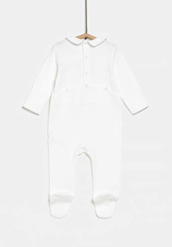 TEX - Pijama para Recién Nacido Unisex, Gris Plateado Claro, 00 a 0 Meses (Prematuro - 46 cm)