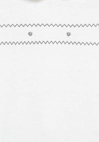 TEX - Pijama para Recién Nacido Unisex, Gris Plateado Claro, 00 a 0 Meses (Prematuro - 46 cm)