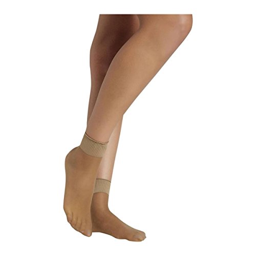 TEXTURAS HOME YSABEL MORA - Pack 2 pares MINI MEDIA TOBILLERO. Color Bronce. Puntera Invisible Puño Relax Total LINEA ACTIVA 20 DEN 18122.