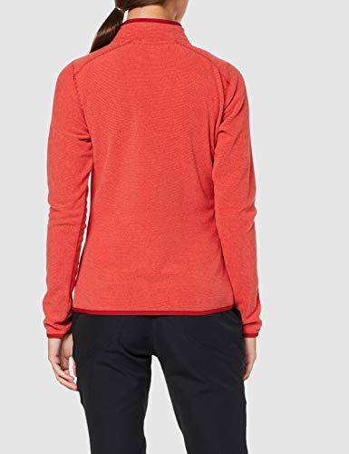 The North Face 100 Glacier 1/4 Zip, Forro Polar para Mujer, Mujer, 2UAV, Rosso (Cardinal Red/Ju), S