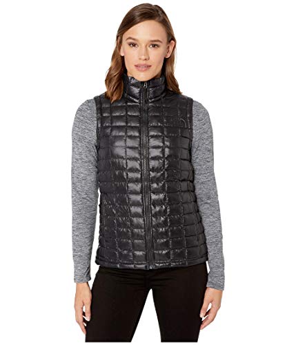 The North Face Chaleco Thermoball Eco para mujer, TNF, negro, talla grande