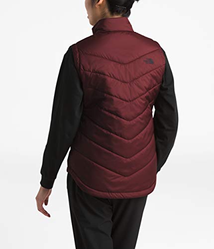 The North Face Junction - Chaleco para mujer, color rojo granate profundo, talla S