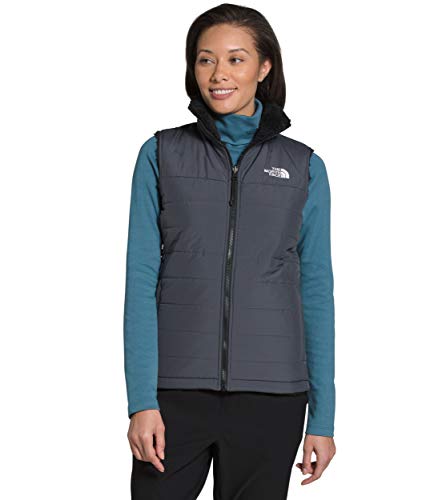The North Face Mossbud - Chaleco reversible para mujer - gris - XS