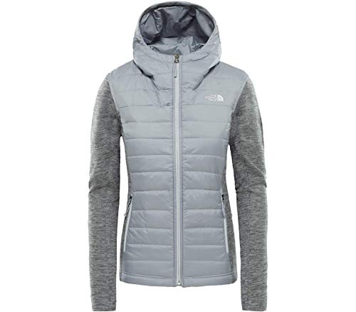 The North Face Outerwear TNF Sudadera, Mujer, Gris (Mid Grey/Tnf Me), XS