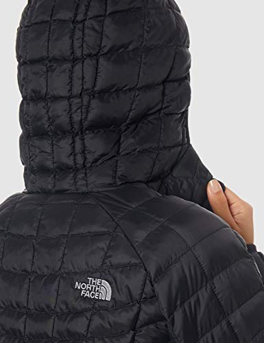 The North Face Sport Hoodie Sudadera Deportiva con Capucha Thermoball, Mujer, TNF Black/TNF White, XS