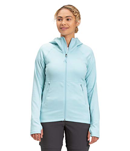 The North Face Sudadera con capucha Canyonlands para mujer, Starlight Blue Heather, XS