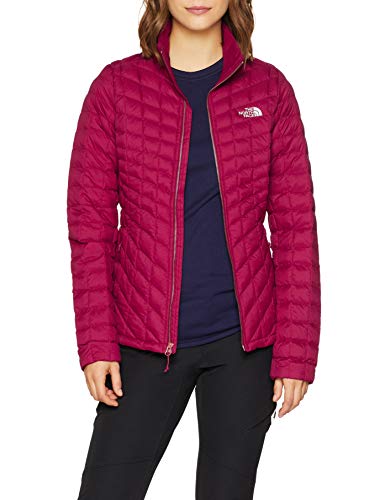 The North Face T93BRL Chaqueta con Cremallera Thermoball, Mujer, Rumba Red, XS