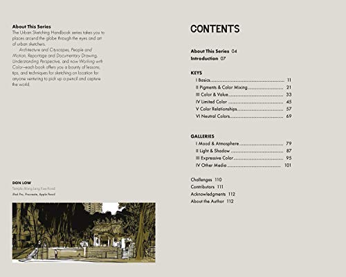 The Urban Sketching Handbook Working with Color: Techniques for Using Watercolor and Color Media on the Go: 7 (Urban Sketching Handbooks)