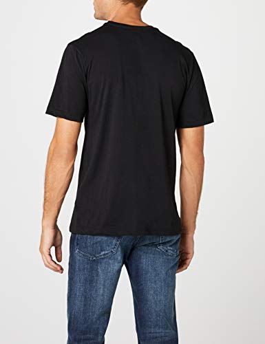 THRASHER Flame Camiseta, Unisex Adulto, Black, S