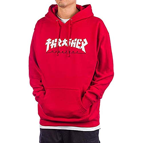 Thrasher Godzilla - Sudadera con capucha - Rojo - Small