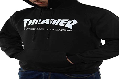 THRASHER Skate mag Hood Sudadera, Unisex Adulto, Black, S