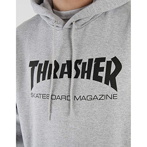 THRASHER Skate mag Hood Sudadera, Unisex Adulto, Gray, M