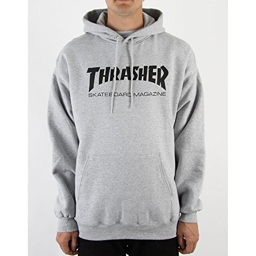 THRASHER Skate mag Hood Sudadera, Unisex Adulto, Gray, M