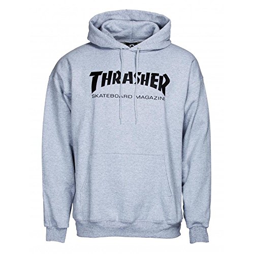THRASHER Skate mag Hood Sudadera, Unisex Adulto, Gray, M
