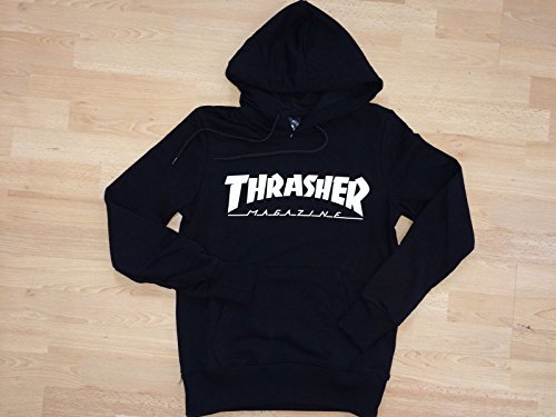 THRASHER Skate mag Hood Sudadera, Unisex Adulto, Navy Blue, S
