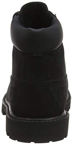 Timberland 6-Inch Premium WP, Botas Clasicas Unisex Niños, Negro (Black Nubuck), 38 EU