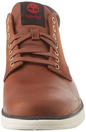 Timberland Bradstreet Leather Sensorflex, Botas Chukka Hombre, Marrón MD Brown Full Grain, 44 EU
