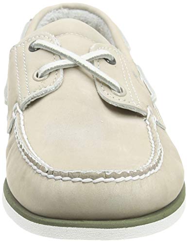 Timberland Classic 2 Eye, Náuticos Hombre, Beige Light Taupe Nubuck, 43.5 EU