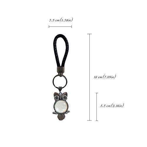 Time Traveler Go Nepal creativo animal búho llavero mochila colgante llavero bolsa regalo decoración viaje recuerdo