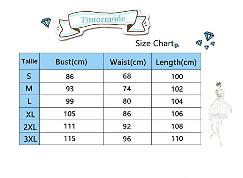 Timormode Mujer A-Línea Manga Corta Retro 1950s Vintage Prom Vestidos Rojo Pequeño Punto 3XL