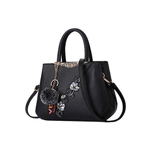 Tisdaini Bolsos de Mano Mujer Moda PU Cuero Grandes Bolsos Totes Bolsos Bandolera