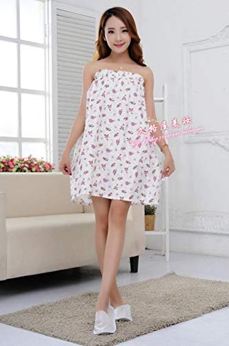 Toalla De Sauna Salón De Belleza Falda De Baño De Algodón Puro Falda De Tubo para Mujer Toalla De Baño Falda De Invitado Servicio De Atención Al Cliente para Mujer Traje Humeante De Sudor Albornoz Ca