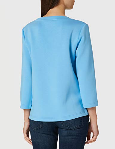 Tom Tailor 1023983 Crewneck Sudadera, Azul Claro, L para Mujer