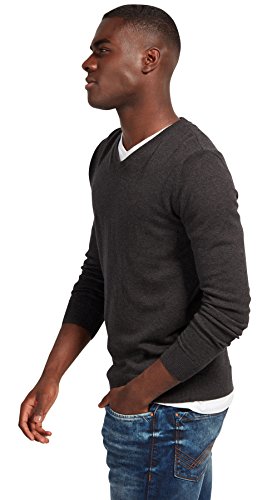 Tom Tailor 30228810910 suéter, Gris (Black Grey Melange 2572), Small para Hombre