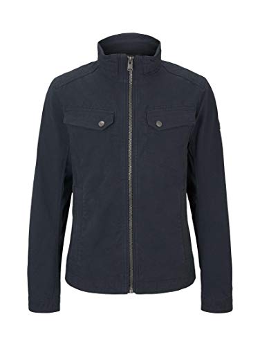 Tom Tailor Cotton Touch Chaqueta , Azul ( 10668/Sky Captain Blue ) , XXL para Hombre