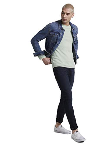 TOM TAILOR Denim Jersey para hombre verde claro XL