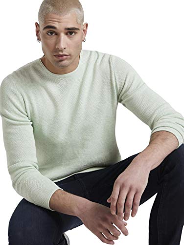 TOM TAILOR Denim Jersey para hombre verde claro XL
