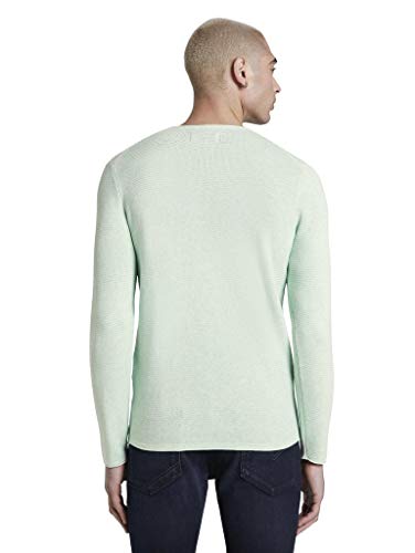 TOM TAILOR Denim Jersey para hombre verde claro XL