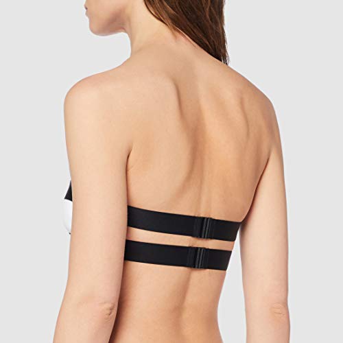 Tommy Hilfiger Bandeau-RP Parte de Arriba de Bikini, Blanco (Pvh White 143), S para Mujer